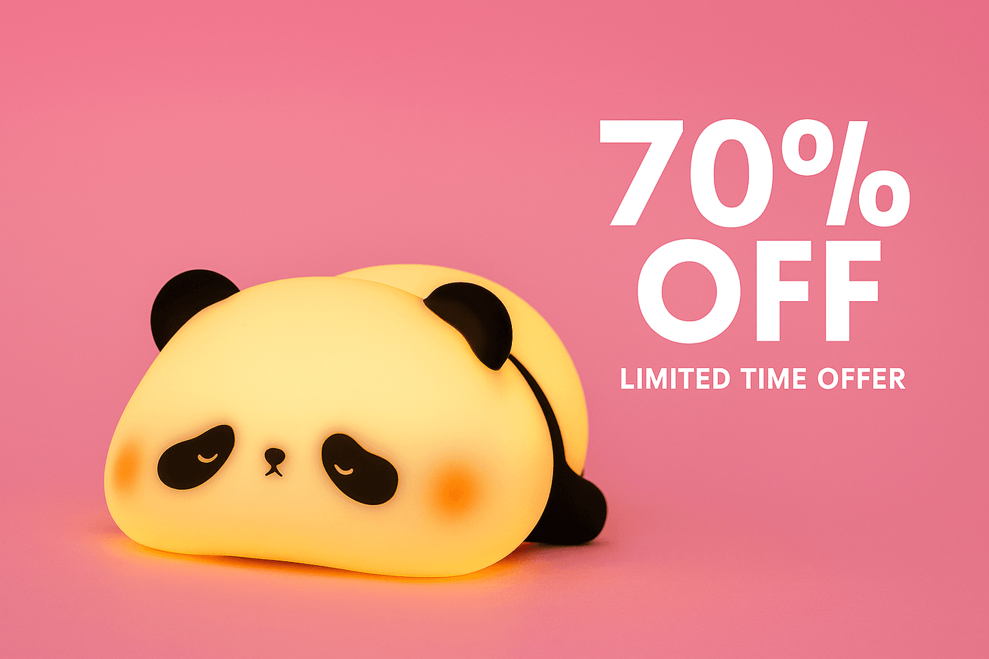 Cute Silicone Panda Lamp🐼 - Naqsh Decor