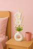 Daisy Twirl Vase With Flower