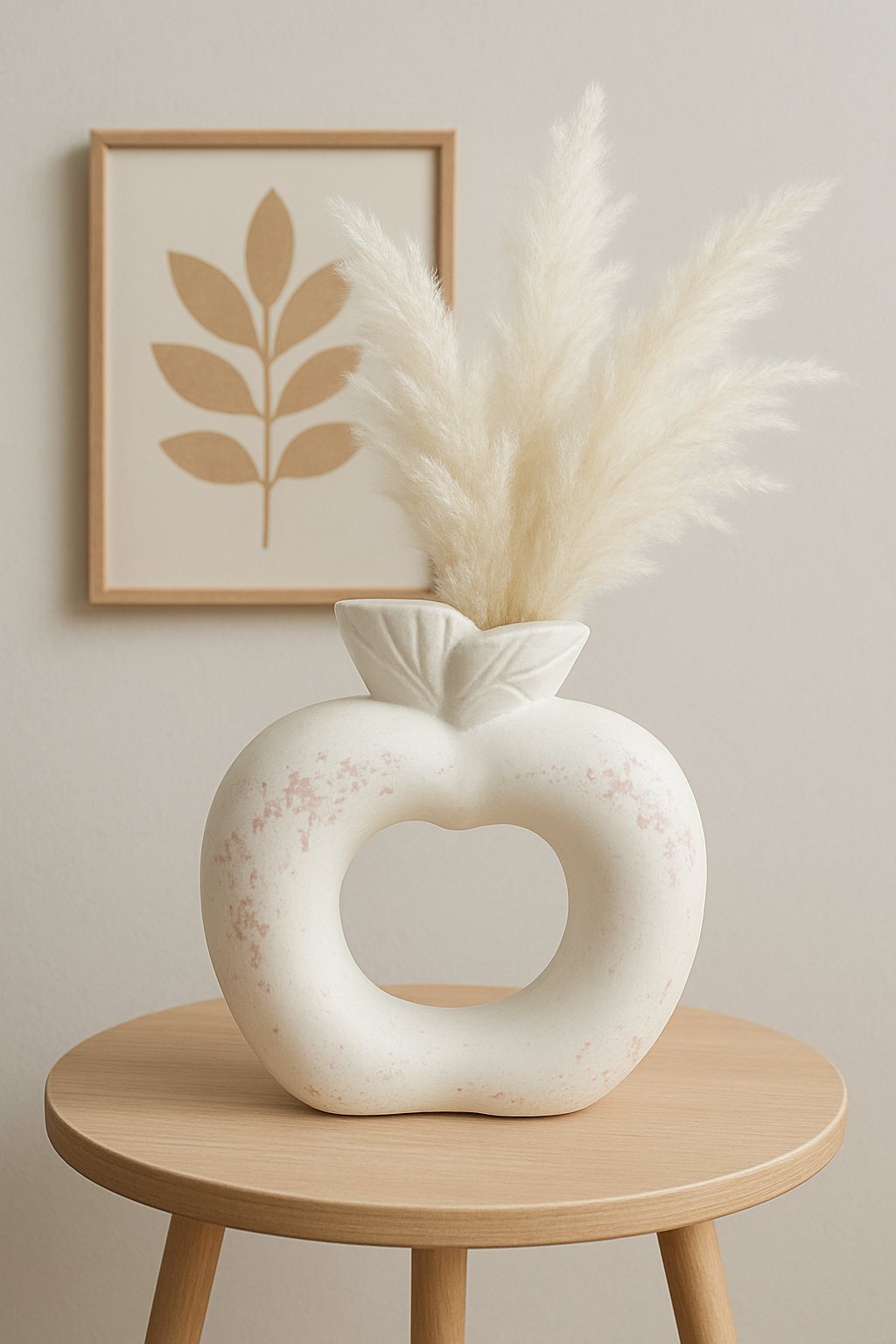 [BUY 1 GET 1 FREE] Ivory Puff Vase 🤍