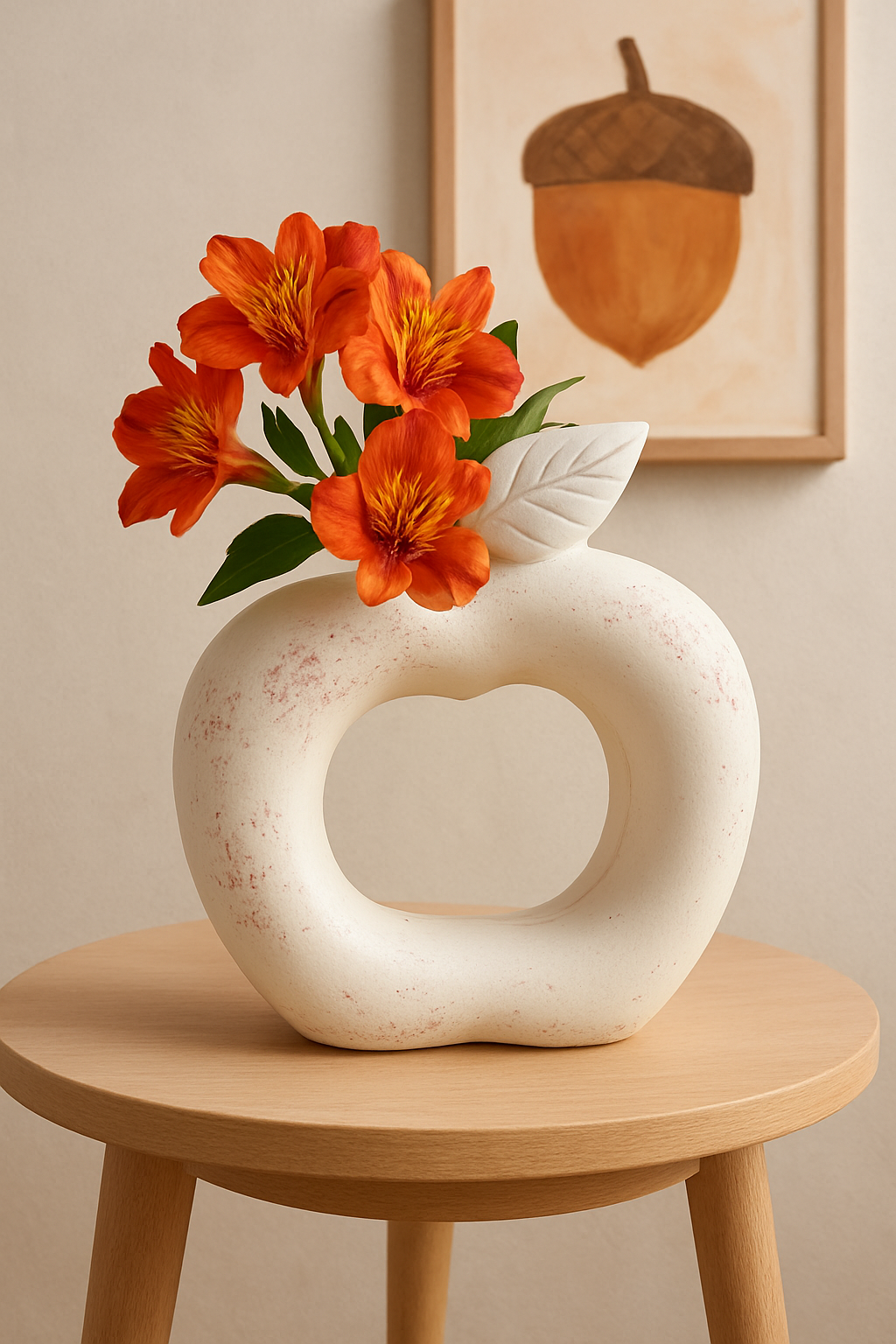 [BUY 1 GET 1 FREE] Ivory Puff Vase 🤍