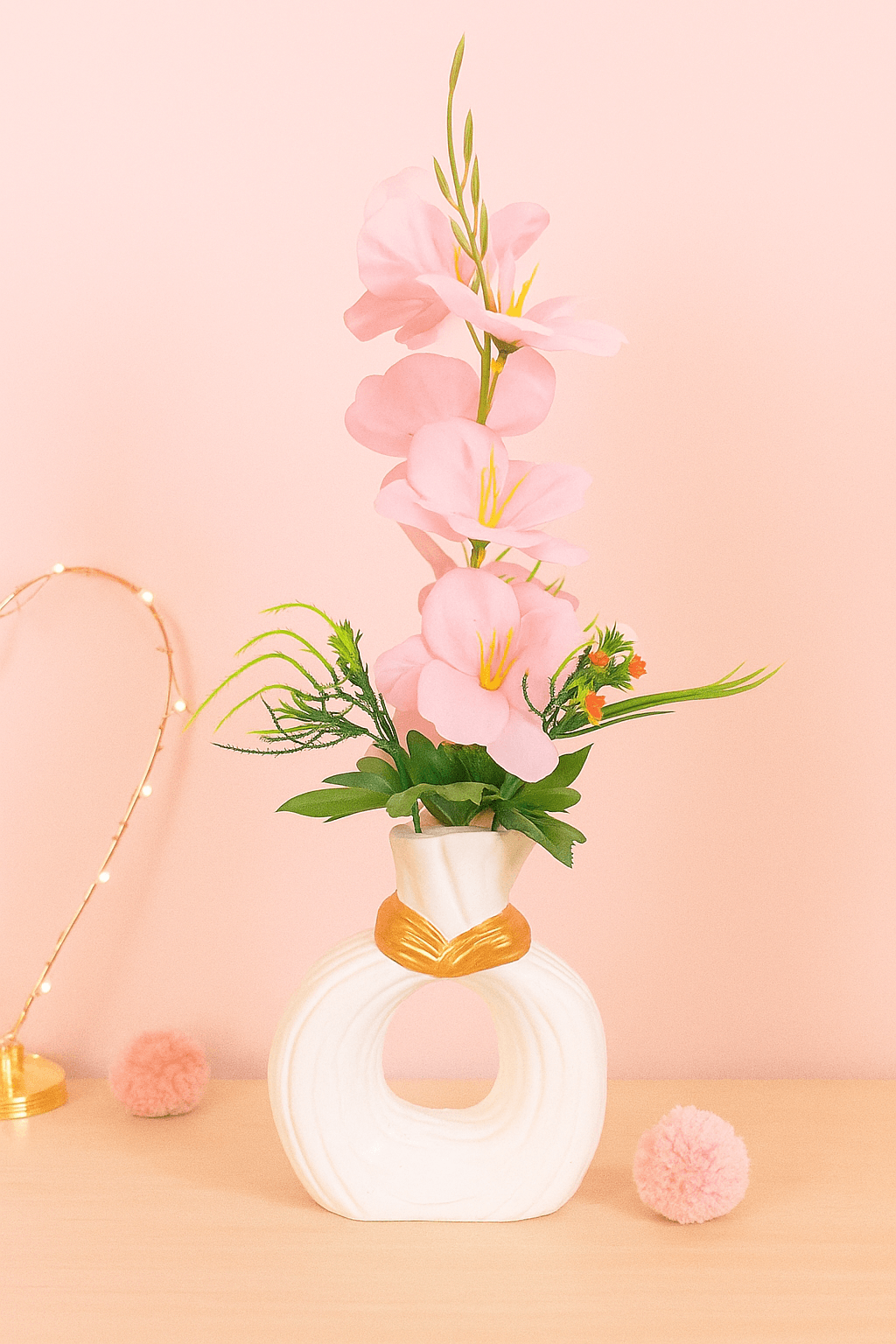 Pretty Pink Twinkle Vase Buy 1 GET 1 {FREE] - Naqsh Decor