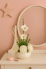 Serenity Bloom Pod – White Elegance Artificial Flower Arrangement