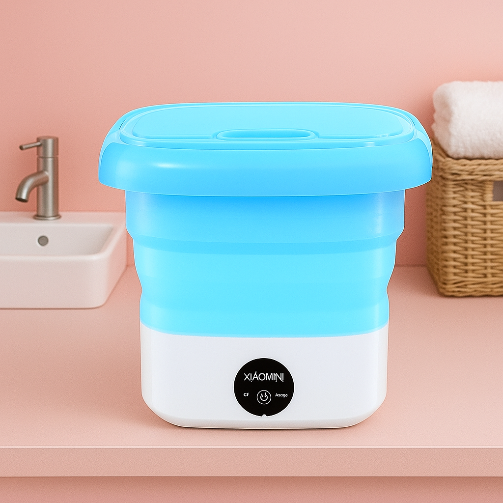 Powerful Mini Foldable Washing Machine with dryer, Huge Capacity