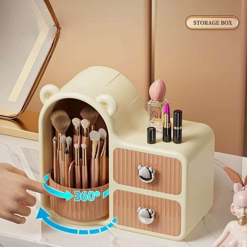 Cosmetic Organizer with Drawers i – Stylish Makeup & Skincare Storage Box - Naqsh Decor