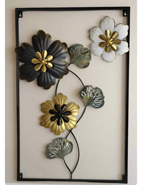 Premium Quality Metal Flower Frame – Elegant Decorative Wall Art