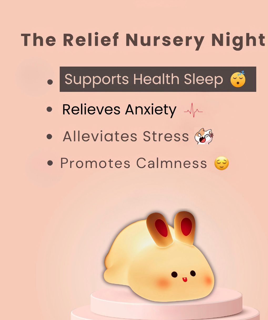 Cute Silicone Rabbit Lamp🐰
