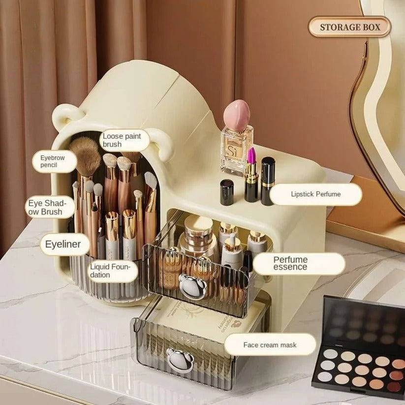 Cosmetic Organizer with Drawers i – Stylish Makeup & Skincare Storage Box